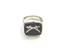 Siegelring silber onyx - siegelring,