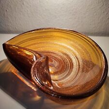 2,4 kg Murano Schale bernstein