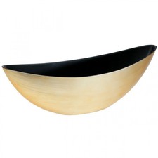 Pflanzschale Gold Oval Deko