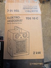 Trotec TDS 10 Heizgerät 2 KW Heizlüfter Heizung Elektro 
