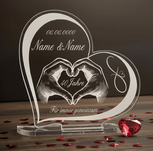 Geschenk rubinhochzeit - geschenk,