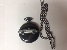 Alfa Romeo Kham Tail Ref3 Zinnoptik Auto Emblem poliert schwarz Taschenuhr