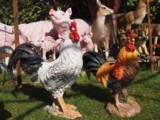 Hahn Deko Figur lebensgroß
