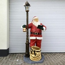 WEIHNACHTSMANN LEBENSGROSS LATERNE 209 cm Deko Weihnachten Weihnachtsdeko ADVENT