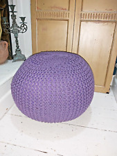 INDISCHER GROBSTRICK-POUF -