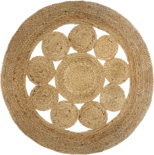 Teppich rund boho jute - rund,