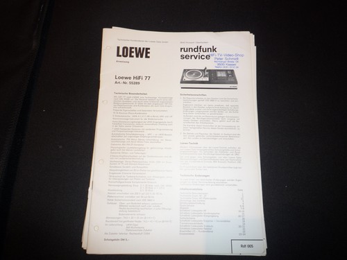 Original service manual - original,