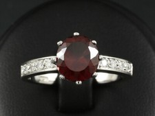 Rhodolith Brillant Ring mit