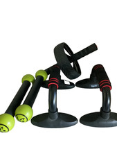 fitnessgeräte für zuhause Konvolut Zumba Minibarren, Bauchtrainer, Adidas