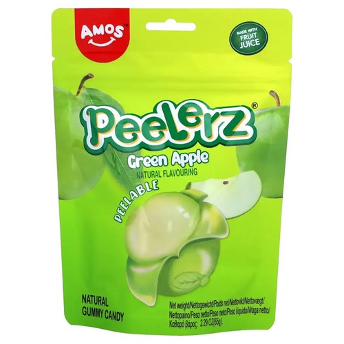 Amos peelerz gummies green - amos,