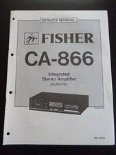 Original Service Manual Fisher