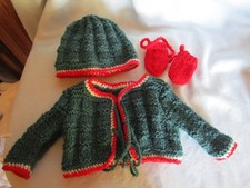 Strickset MARGRETCHEN 3-teilig -paßt KK-Puppe 1+Hampelchen UVP 39,90 Euro