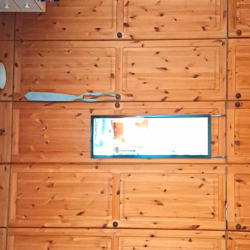 Großer holz schrank braun - großer, holz-schrank
