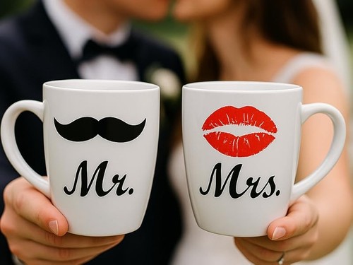 Tassen set und mrs - mr,