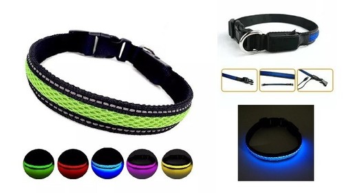 Usb led hundehalsband - led,