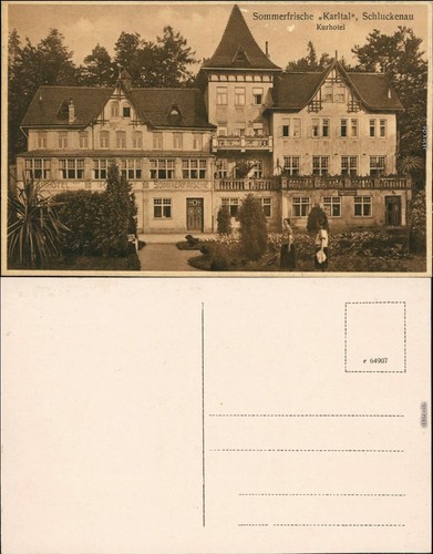 Ansichtskarte schluckenau - ansichtskarte,