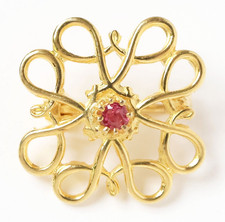 Kleine Brosche 8 Karat 333