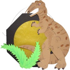 4 x Laterne Dino St. Martin Umzug Laternen basteln bereits vorgestanzt