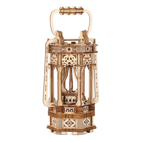 Holzpuzzle laterne lampion - 3d,