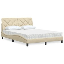 Bett mit matratze stoff - matratze,