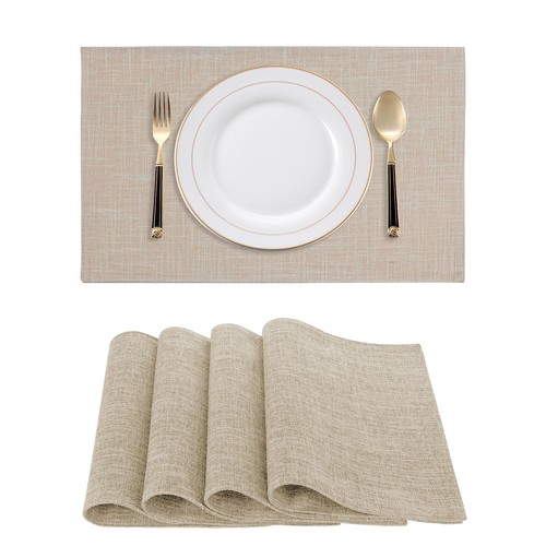 Tischsets leinen stoff - tischsets,