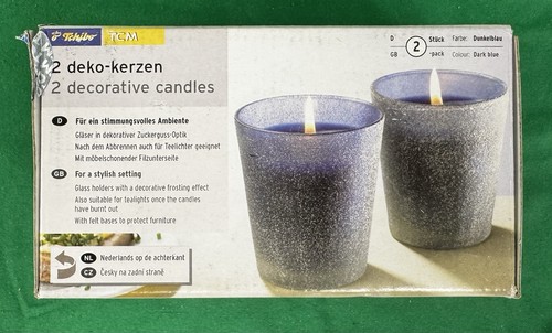 Tchibo kerzen glas - 2,