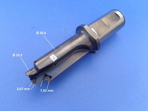 Wendeplattenbohrer