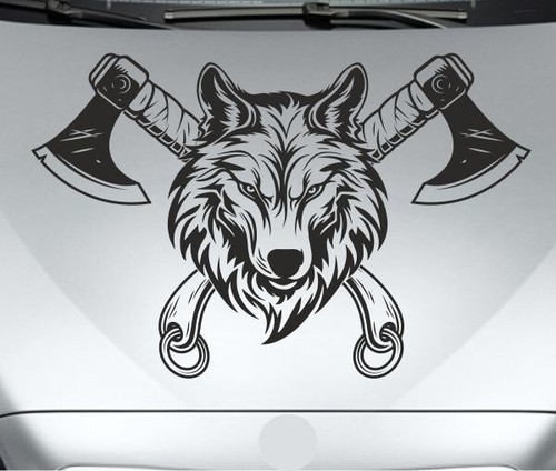 Aufkleber auto motorhaube thor - motorhaube,