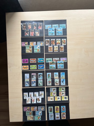 Briefmarken sätze auf - 12,