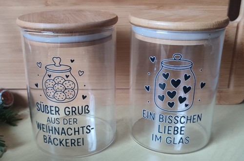 Vorratsglas mit holzdeckel - mit,