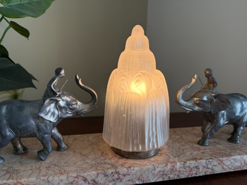 Art deco lampe - deco, tischlampe