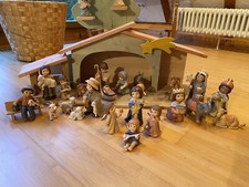 Goebel Nina und Marco, Krippe, Set 19 teilig, inkl. Raritäten Elefant und Co.