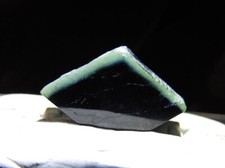 große Turmalin Scheibe Indigolit aus Afghanistan geschliffen 22mm Durchmesser #2