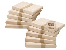 500 Holzspatel Mundspatel Wachsspatel Haarentfernung Bastelstäbchen 