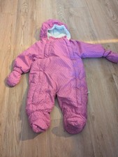 Pinke Overall Mit Kapuze Warme