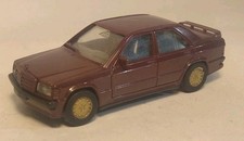Herpa Mercedes Benz 190 E 2.3 16V W 201 Limousine ca. braunrot 1:87 gut