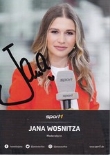 Autogramm - Jana Wosnitza -