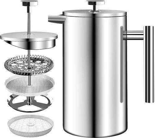 Edelstahl french press thermo - edelstahl,