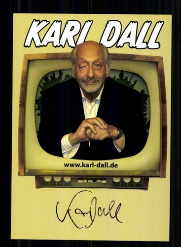Karl dall autogrammkarte - karl,