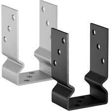 Zaunpfostenträger verschraubt U-Form Schwerlast Zaunfuß Sockelträger