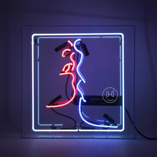 Liebe kuss neon - kuss,