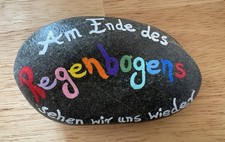 Gedenken Trauer Stein Deko