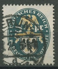 Deutsches Reich 1925 Deutsche Nothilfe: Landeswappen Preußen 375 gestempelt