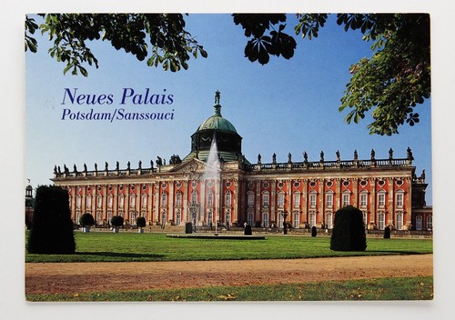 Postkarte potsdam schloss - -, potsdam,