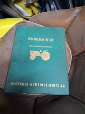 Deutz werkstatthandbuch - deutz,