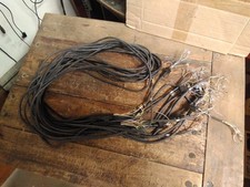 10 Stück ca. 2m lange, 6-adrige Anschlusskabel von der  Post