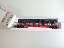 Märklin H0 47717 Rungenwagen mit Mannesmann Röhren der DB in OVP BH545