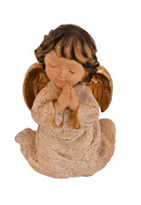 Vintage schutzengel figur - vintage,