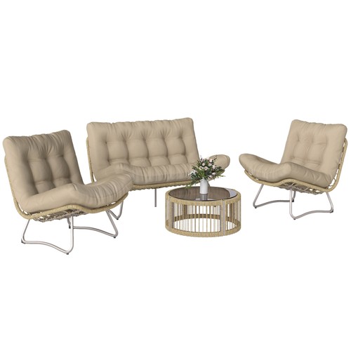 Gartenmöbel set teilig - set, 4-teilig