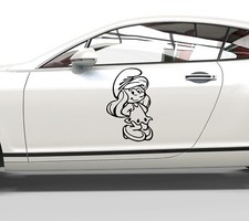 Aufkleber Die Schlümpfe Schlumpfine - Sticker für alle glatten Oberflächen